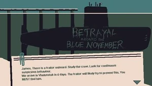 Betrayal aboard the Blue November