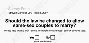 Australian Same Sex Marriage Voting Simulator
