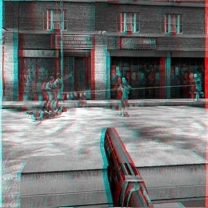 Xspire 3D red cyan anaglyph first person shooter