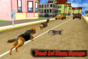 Angry Dog City Attack Sim