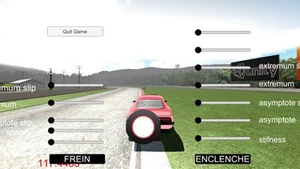 3D simulateur jeu de voiture