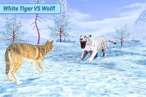 Wild White Tiger Family Simulator