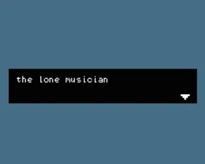 the lone musician