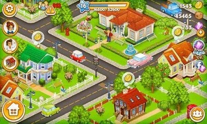 Cartoon City: farm to village. Build your home