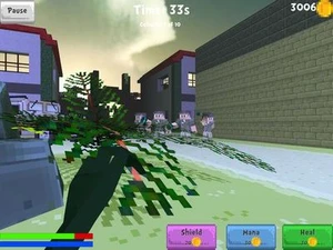 Jurassic Block Hunter - Dino Zoo Rail Shooter With Skins Uploader for Minecraft