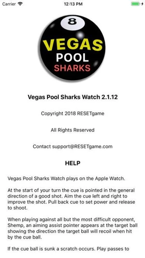 Vegas Pool Sharks Watch
