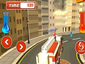City Fire Fighter Rescue Truck Sim