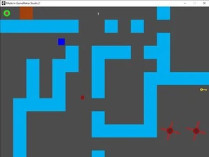 An annoying maze game
