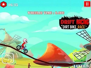 Drift Racing Dirt Bike Race