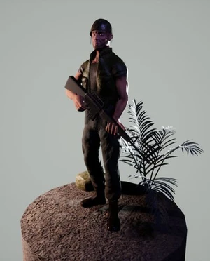 Vietnam War Infantry Soldier