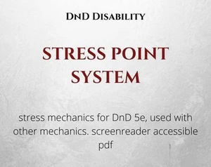 Stress Point System - DnD 5e