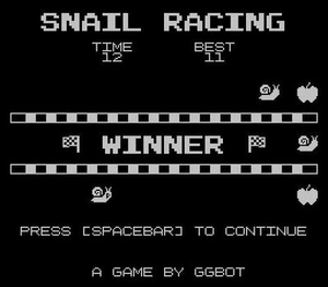 Snail Racing (GGBot)