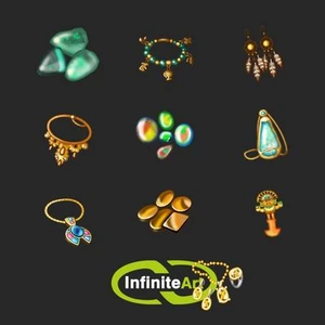 gold Jewelry icon pack