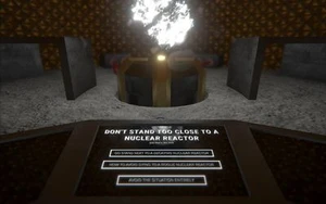 Don't stand too close to a nuclear reactor