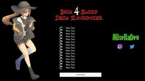 Back 4 Blood Deck Randomizer