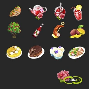 Sweet Recipes icon pack