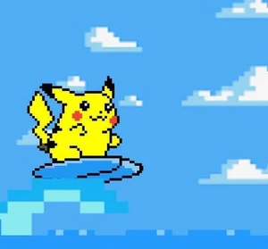 Surfing Pikachu!