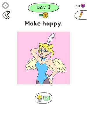 Draw Happy Angel :Drawing Game