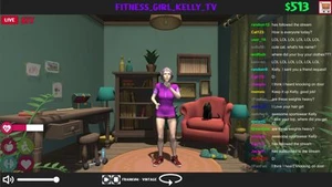 Streamer Simulator Fitness Girl Kelly