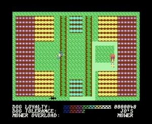 Hover Bovver: US-Canadian Edition (C64)