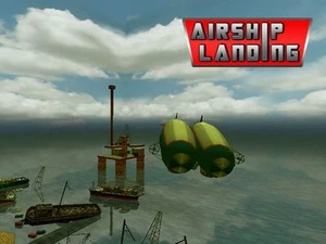 Airship Landing - Free Air plane Simulator Game
