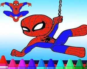 Spiderman Coloring Game