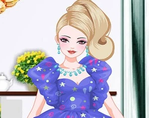 Barbie style dress up game