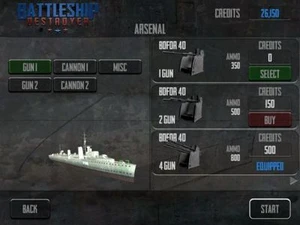 Battleship Destroyer HMS