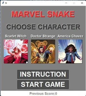 THE FIRST EVER MARVEL SNAKE GAME