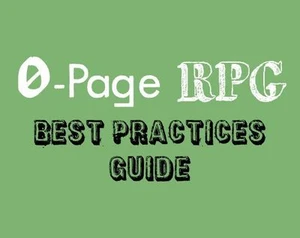 0-Page RPG Best Practices Guide