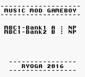 Music Mod GameBoy Test (GB)