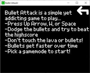 (NEW UPDATE!) Bullet Attack!