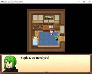 Sophia goes to get the book back